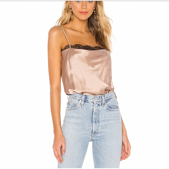 Cami NYC Tops Cami Nyc Romy Silk Bodysuit In Rosedust Poshmark